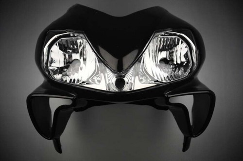 Black front nose fairing - front,