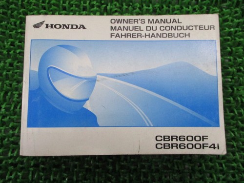 Cbr600f cbr600f4i owner - cbr600f4i, owner's