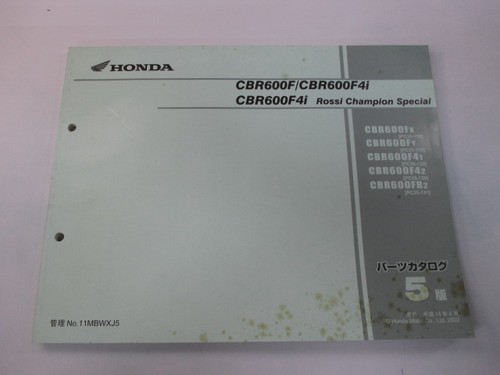Honda cbr600f parts list - parts,
