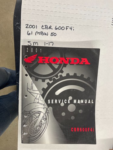 2001 honda cbr600f4i service - honda,