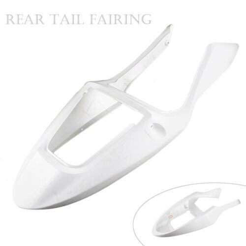 Unpainted white rear fairing - rear,