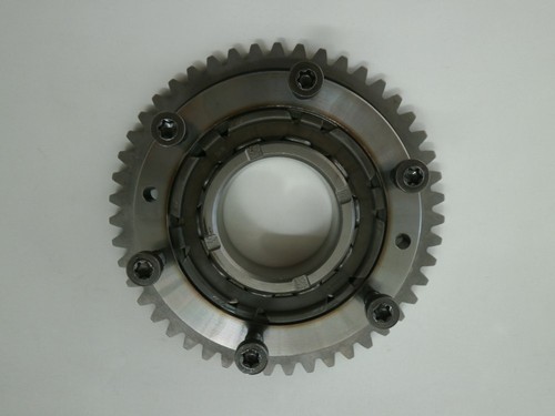 Starter pulley with freewheel - with,
