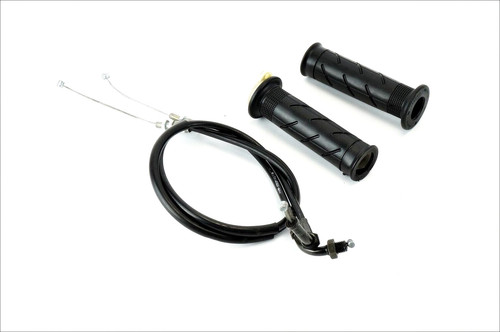 Throttle with cables - with,